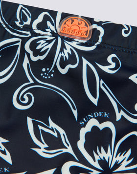 DIWALTER MINI SWIM BRIEFS WITH HIBISCUS PRINT