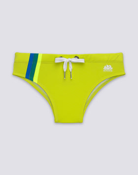 BOYS' TRICOLOUR SWIM SHORTS