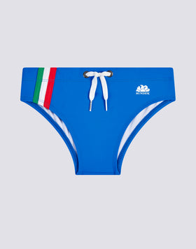 CHILDREN'S SWIMMING TRUNKS WITH TRICOLOUR