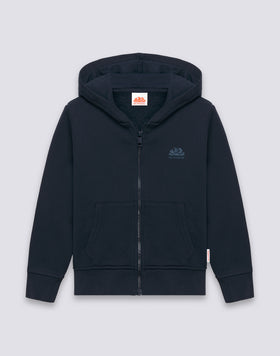 FELPA BAMBINO FULL ZIP CON CAPPUCCIO