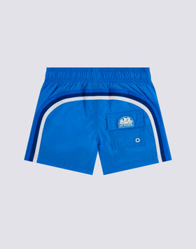 MAILLOT DE BAIN ENFANT COURT TAILLE ÉLASTIQUE CRINKLED