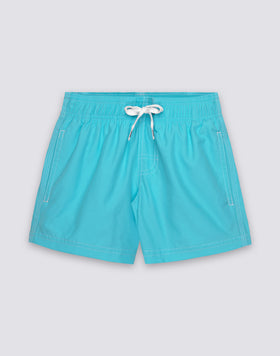 BOYS' SHORT SWIMSUIT WITH ELASTIC WAIST REPREVE®