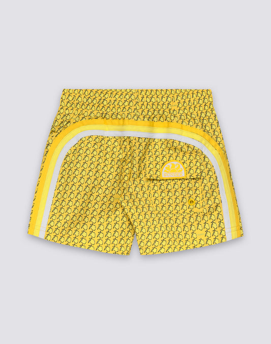 MAILLOT DE BAIN COURT À TAILLE ÉLASTIQUE REPREVE® AVEC IMPRIMÉ FRUIT FIESTA