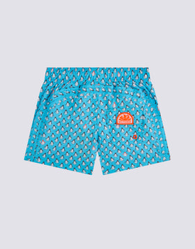 MAILLOT DE BAIN COURT À TAILLE ÉLASTIQUE REPREVE® AVEC IMPRIMÉ PINGU