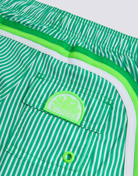 BAÑADOR CORTO CON CINTURA ELÁSTICA REPREVE® CON ESTAMPADO JUICY STRIPES