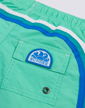SWIMSHORTS SHORT ELASTICATED WAIST ICONIC TAFFETA