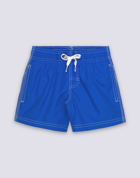 CHILDREN'S SWIM SHORTS WITH ELASTICATED WAIST ICONIC TAFFETA