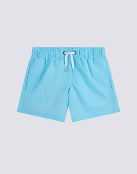 MAILLOT DE BAIN ENFANT COURT À TAILLE ÉLASTIQUE ICONIC TAFFETA