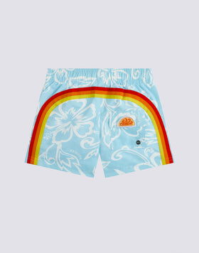 BAÑADOR CORTO PARA NIÑO CON CINTURA ELÁSTICA ESTAMPADO ARCHIVE HIBISCUS SK23