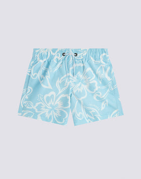 BAÑADOR CORTO PARA NIÑO CON CINTURA ELÁSTICA ESTAMPADO ARCHIVE HIBISCUS SK23
