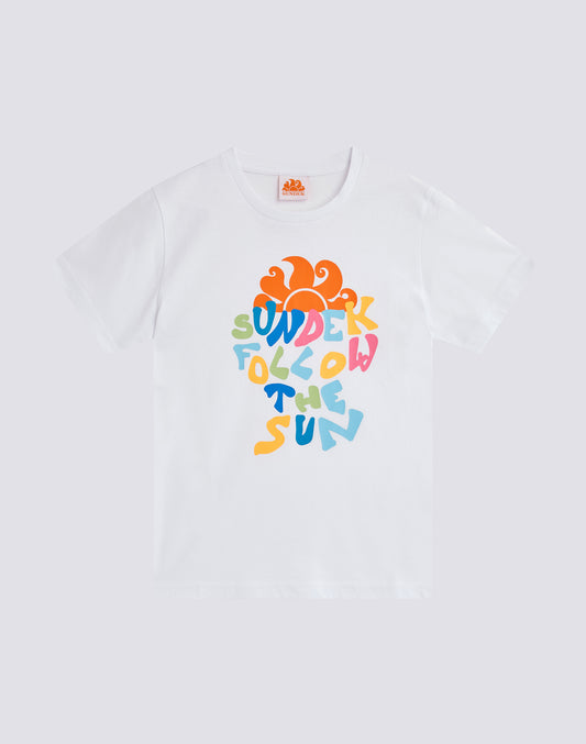 T-SHIRT WITH COLOURFUL MULTIPRO PRINT