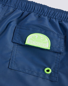 SHORT DE BAIN À TAILLE ÉLASTIQUE