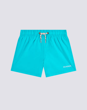 REPREVE® RECYCLED POLYESTER BOYS' SWIMSHORTS WITH TRICOLOUR DETAILS
