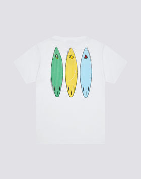 T-SHIRT À MANCHES COURTES POUR ENFANT AVEC IMPRIMÉ JUICY STRIPES SURFBOARD