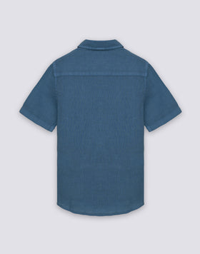 CAMICIA IN LINO DA BAMBINO A MANICA CORTA