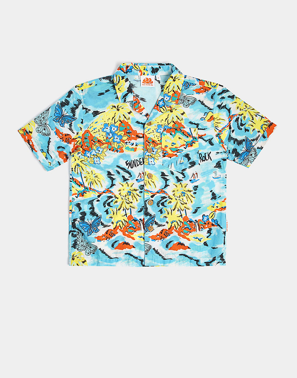 SHIRT WITH ALL OVER SUNDEK ROCK PRINT