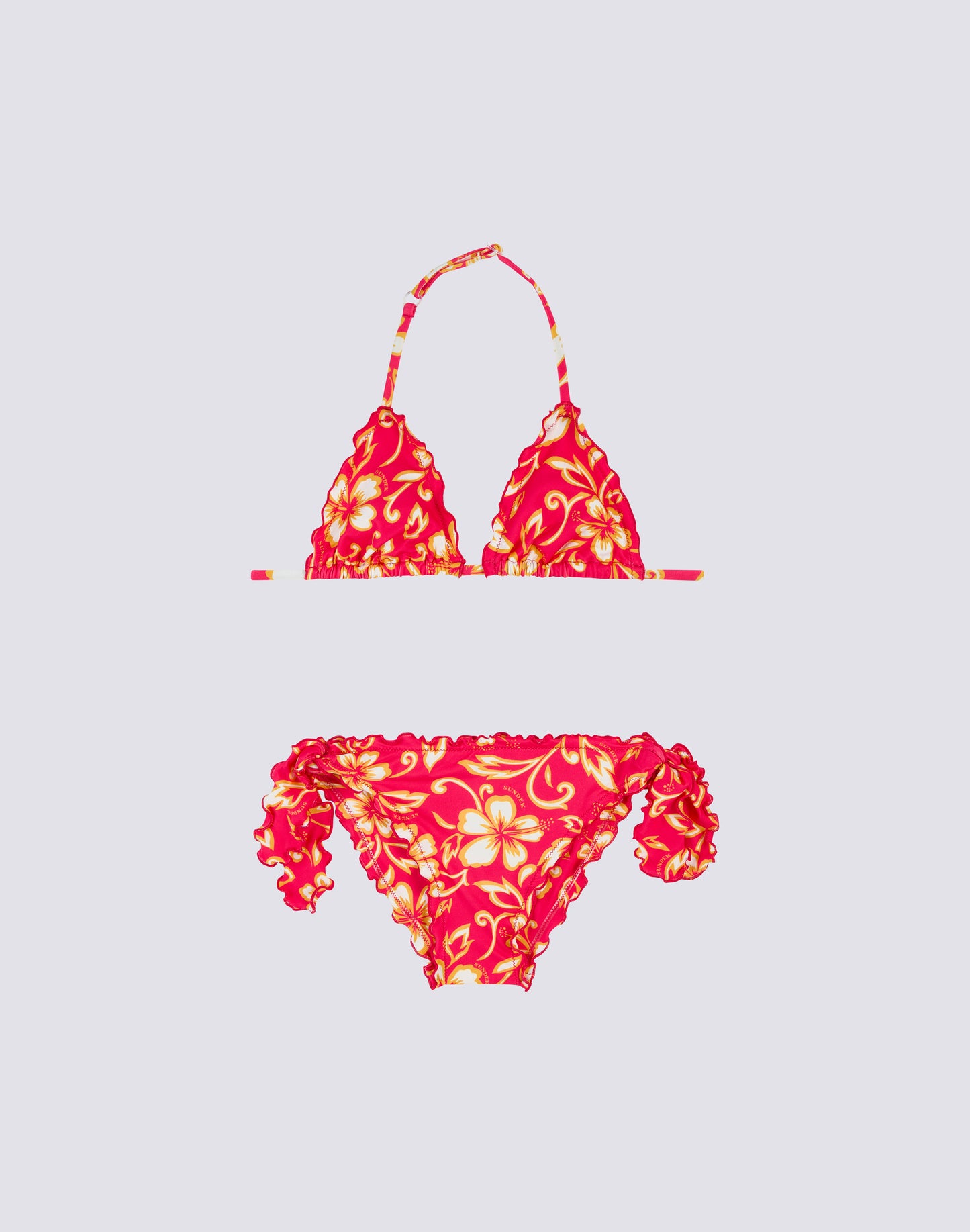 GIRL'S HIBISCUS PRINT BIKINI SK23