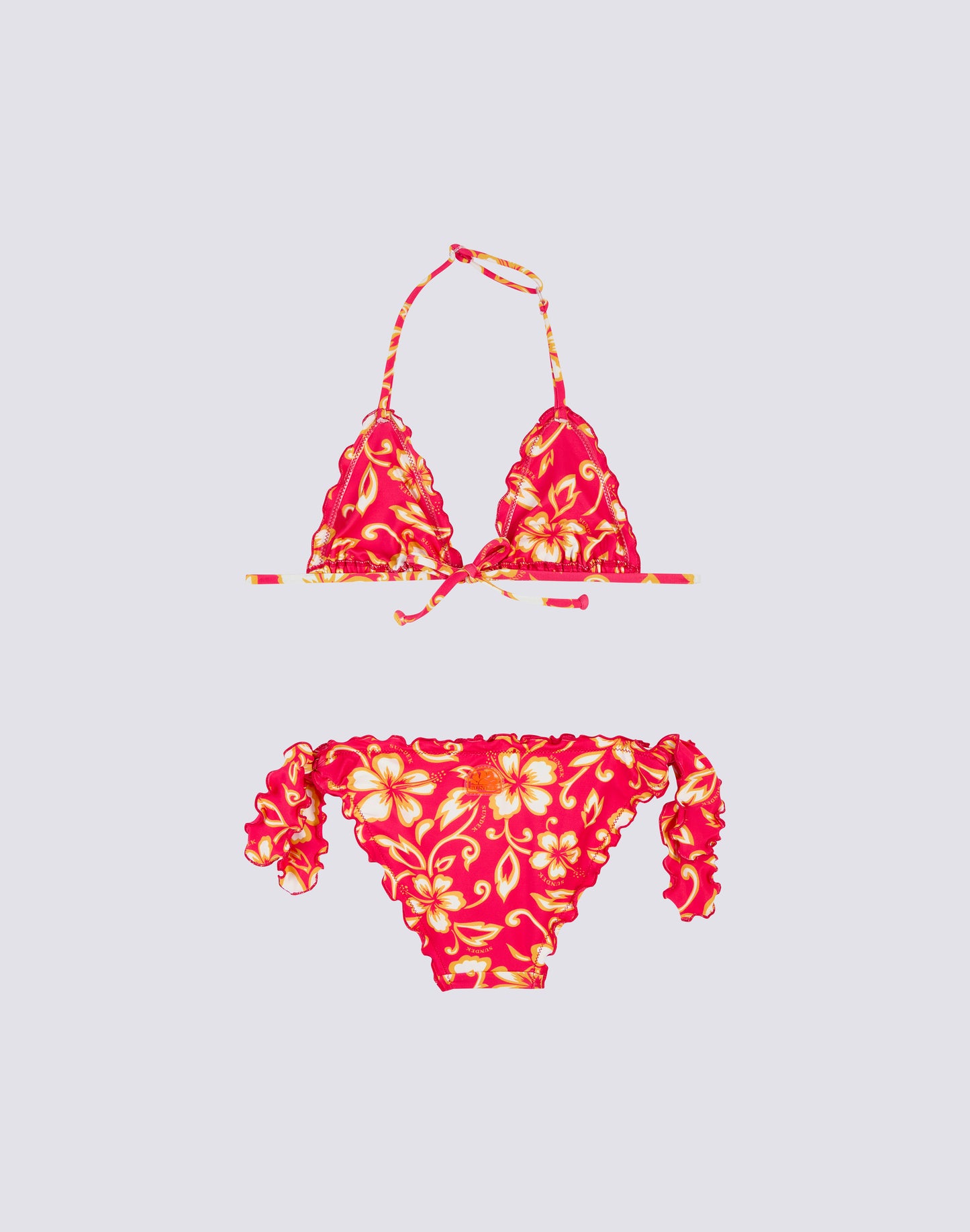 BIKINI BAMBINA CON STAMPA HIBISCUS SK23