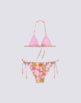MINI BIKINI WITH SWEET PARROT PRINT