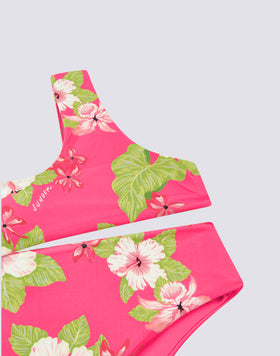 MINI BIKINI IMPRIMÉ HAWAÏEN DE RÊVE