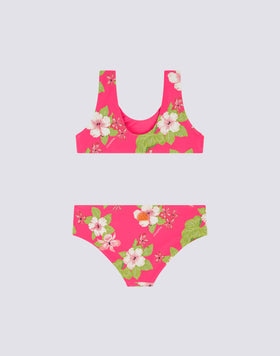 MINI BIKINI IMPRIMÉ HAWAÏEN DE RÊVE
