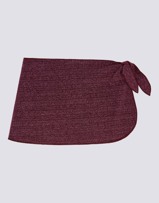 MINI PARE-TOUT POUR FILLE EN LUREX FRONCÉ