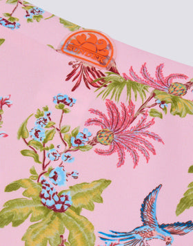 MINI PAREO BAMBINA STAMPA SWEET PARROT