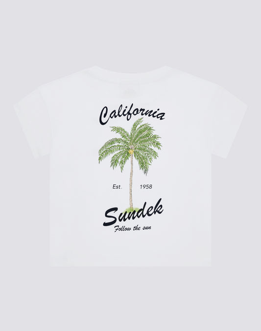 T-SHIRT POUR FILLE AVEC IMPRIMÉ MAXI DANS LE DOS