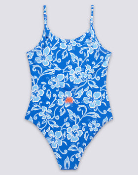 SK23 PRINTED GIRLS' ONE-PIECE SWIMSUIT
