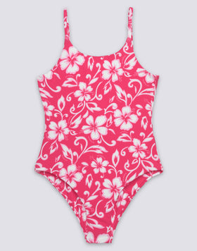 SK23 PRINTED GIRLS' ONE-PIECE SWIMSUIT