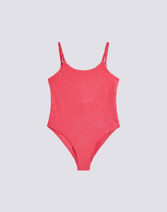 MAILLOT DE BAIN UNE PIÈCE EN TISSU ÉPONGE