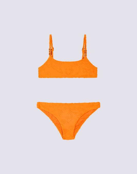 MINI BIKINI EN ÉPONGE JACQUARD AVEC MOTIF SK23