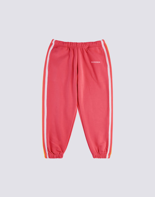 PANTALÓN DE CHÁNDAL CON DETALLE ARCO IRIS