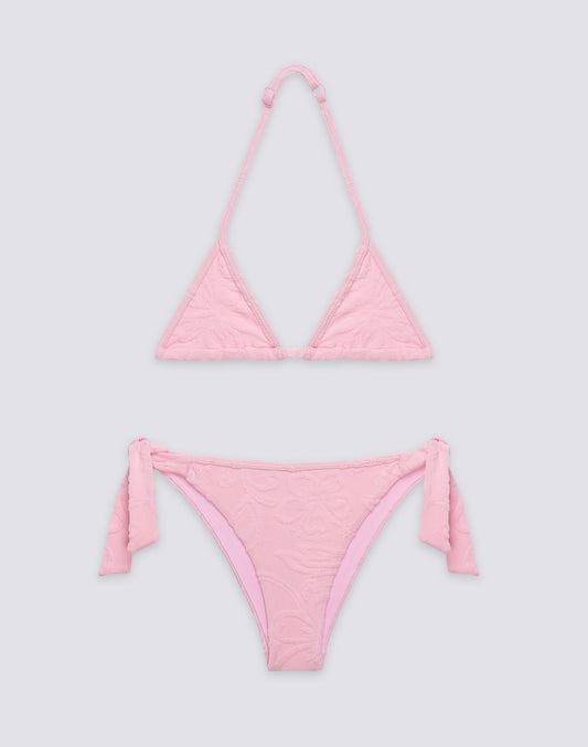 MINI BIKINI DE TEJIDO DE RIZO JACQUARD CON MOTIVO SK23