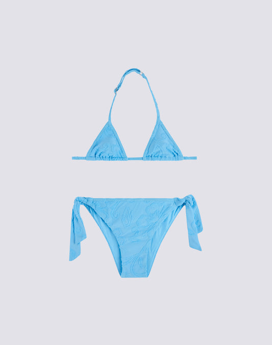 MINI BIKINI DE TEJIDO DE RIZO JACQUARD CON MOTIVO SK23