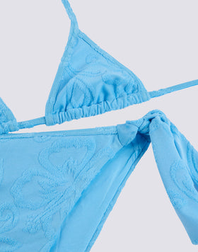 MINI BIKINI DE TEJIDO DE RIZO JACQUARD CON MOTIVO SK23