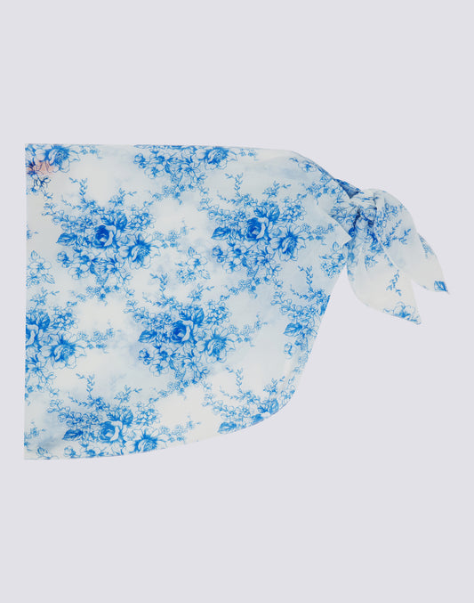 PAREO COURT POUR FILLE IMPRIMÉ ROSE DE JOIE