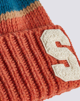BONNET EN LAINE AVEC PATCH