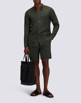 SHORT DE MARCHE EN LIN POUR HOMME