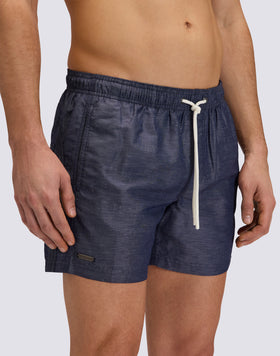 BAÑADOR CORTO PARA HOMBRE CON CINTURA ELÁSTICA GOLDENWAVE EN LINO RECICLADO