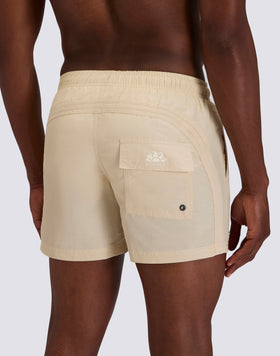 BAÑADOR CORTO PARA HOMBRE CON CINTURA ELÁSTICA GOLDENWAVE EN LINO RECICLADO