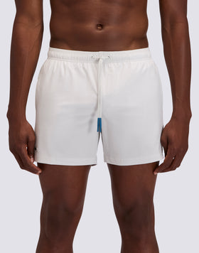 MAILLOT DE BAIN COURT POUR HOMME GOLDENWAVE AVEC TAILLE ÉLASTIQUE, COULEUR UNIE 4WAY STRETCH