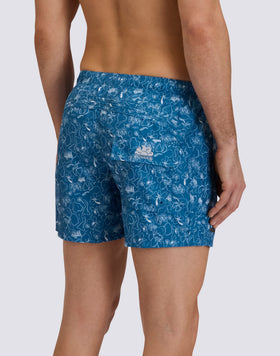 MAILLOT DE BAIN HOMME COURT GOLDENWAVE IMPRIMÉ EN PLEIN AIR