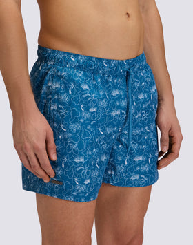 MAILLOT DE BAIN HOMME COURT GOLDENWAVE IMPRIMÉ EN PLEIN AIR