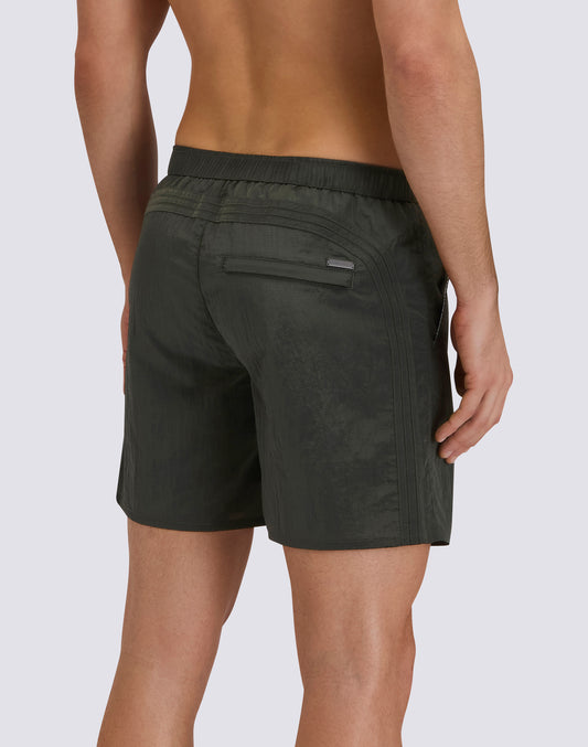 BAÑADOR LARGO PARA HOMBRE GOLDENWAVE CON CINTURA SEMIELÁSTICA DE NYLON RIPSTOP