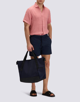 MEN'S SHORT-SLEEVED LINEN SHIRT