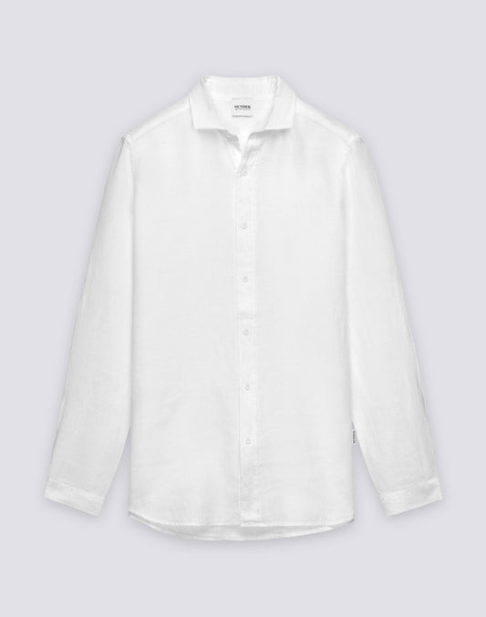 CHEMISE EN LIN TEINTE EN PIÈCE POUR HOMME