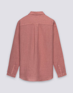 CHEMISE EN LIN TEINTE EN PIÈCE POUR HOMME