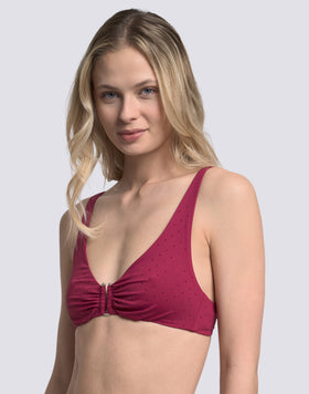 BRALETTE BIKINI TOP WITH RHINESTONES