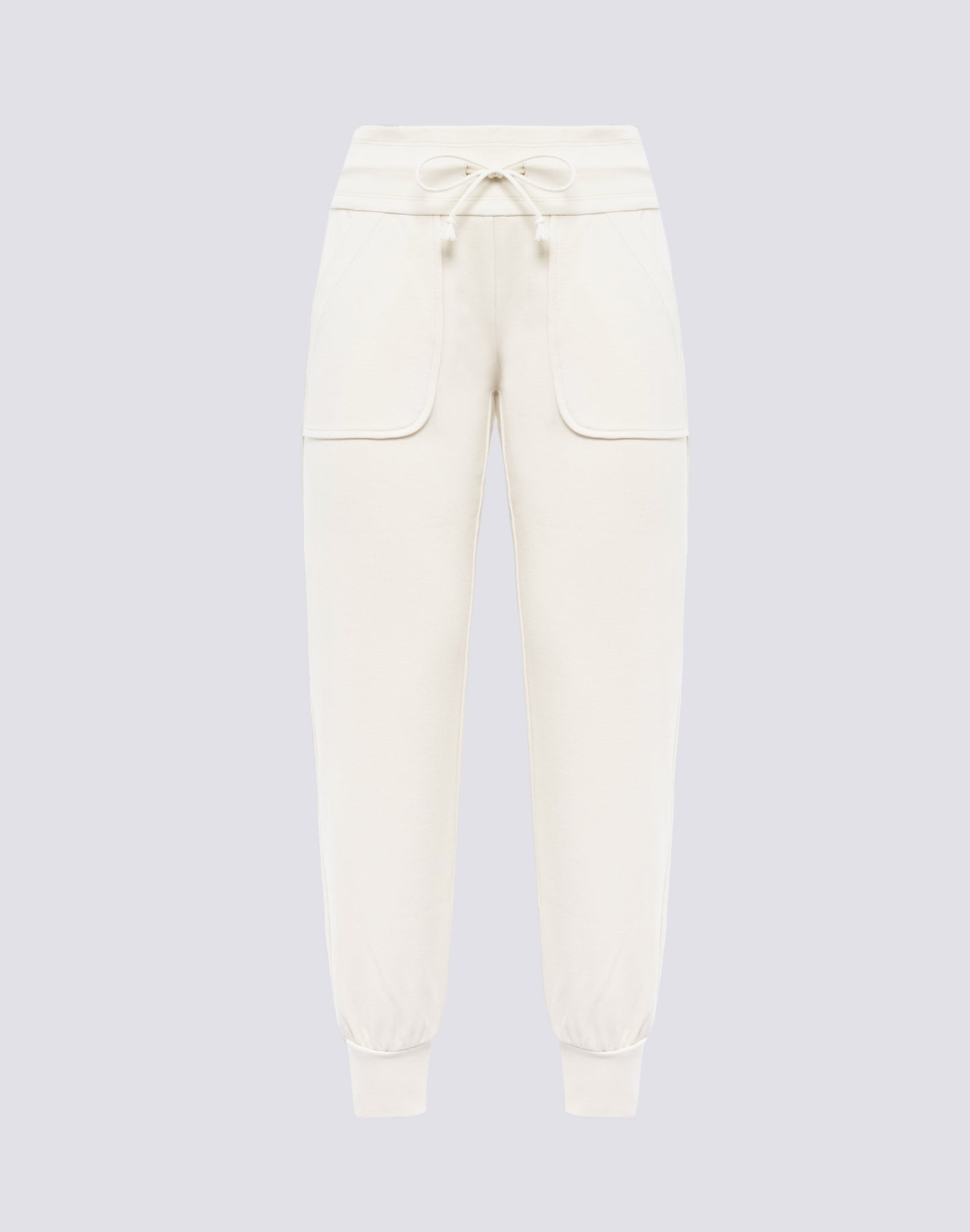 DEBRA STRAIGHT CUT TROUSERS WITH ELASTICATED CUFFS